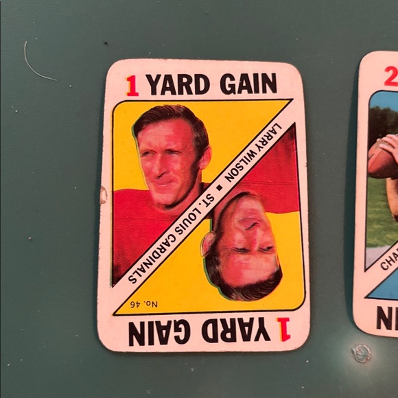 1971 Topps NFL Game trading cards. Lot of 3. - Picture 2 of 5